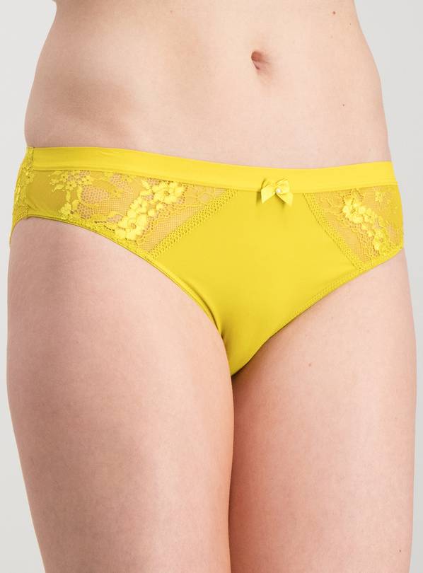 Bright Lime Green Brazilian Knickers - 22